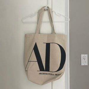Architectural Digest canvas tote